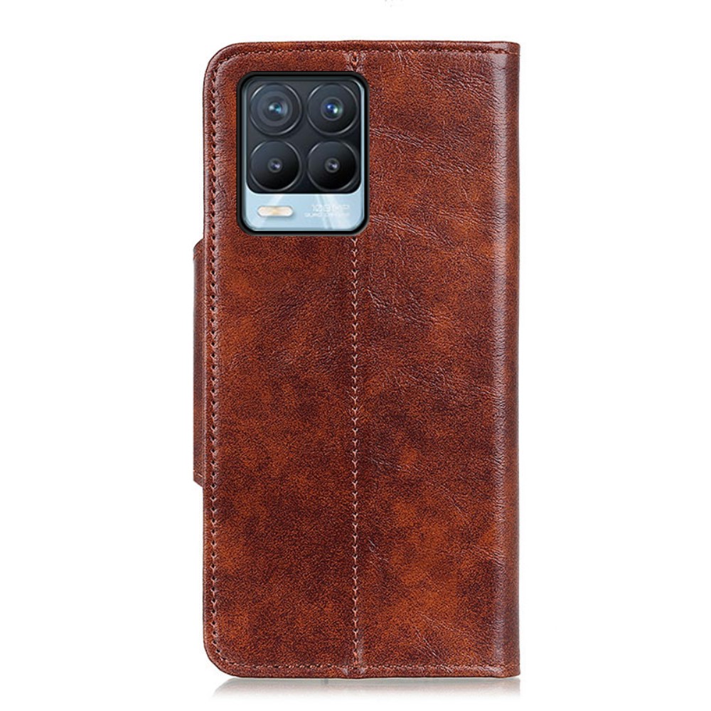 KHAZNEH Realme 8 / 8 Pro - KHAZNEH Plånboksfodral - Brun