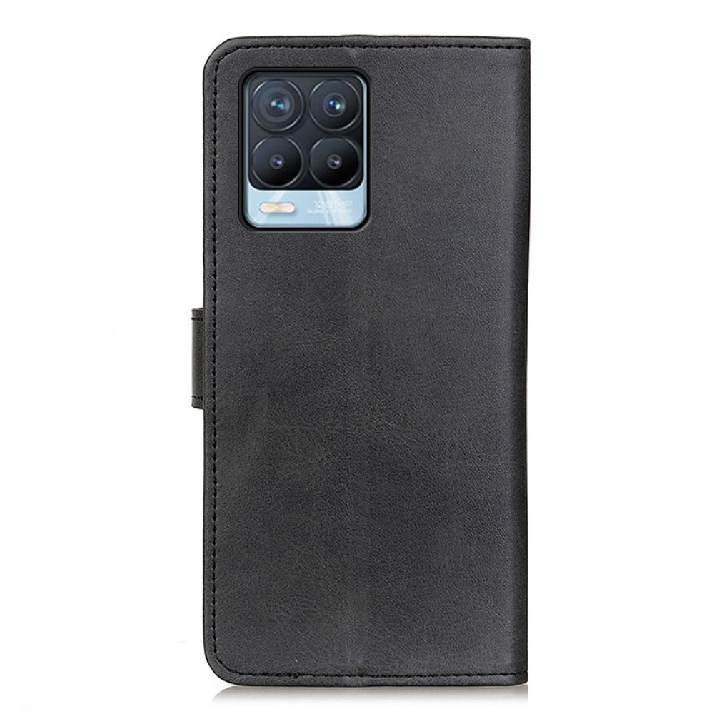 Realme 8 / 8 Pro - Läder Fodral - Svart