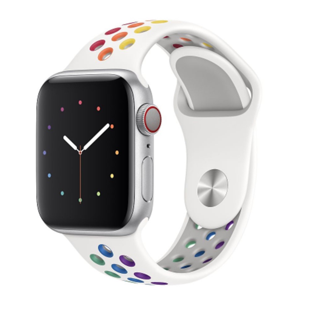  Ihåligt Silikon Armband Apple Watch 42/41/40/38 mm - Pride