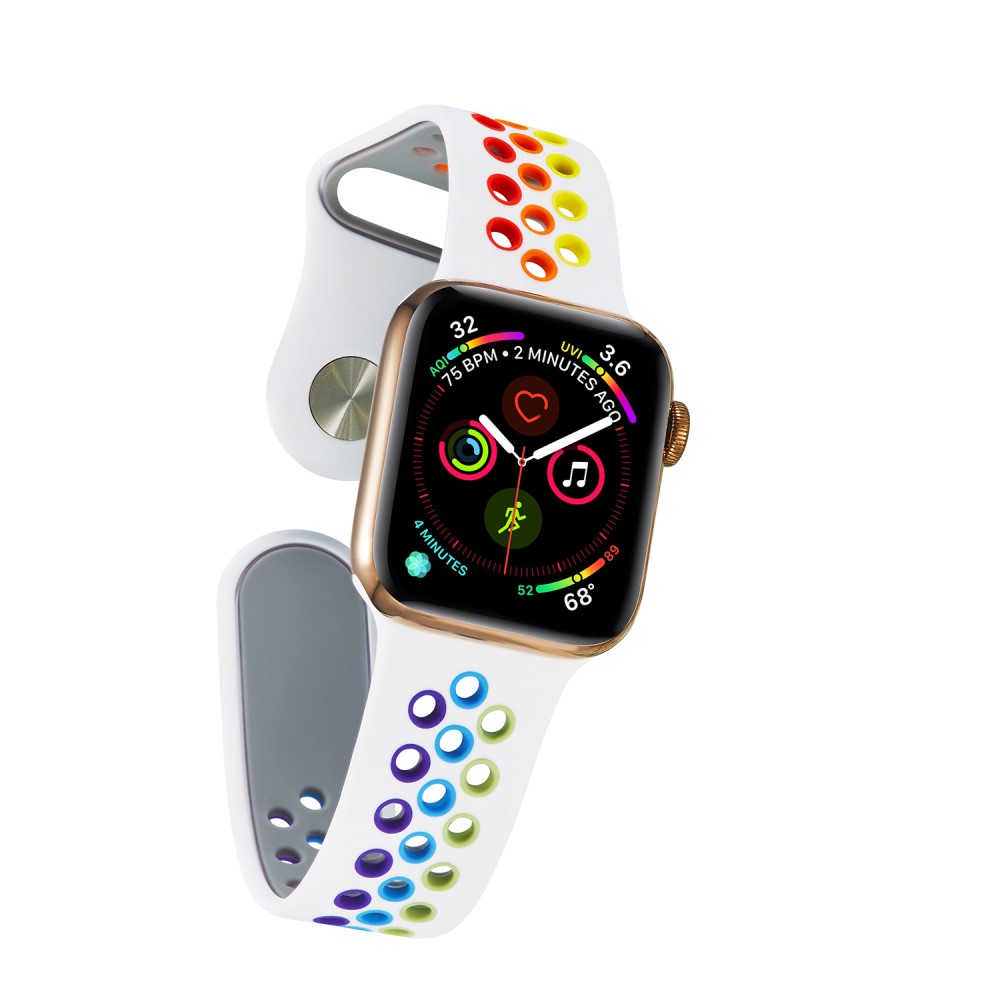  Ihåligt Silikon Armband Apple Watch 42/41/40/38 mm - Pride
