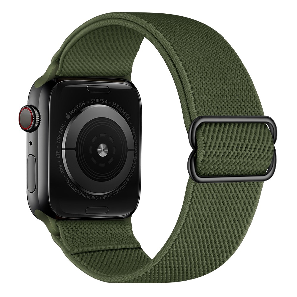  Nylon Armband Justerbart Apple Watch 42/44/45/46/49 mm Grön