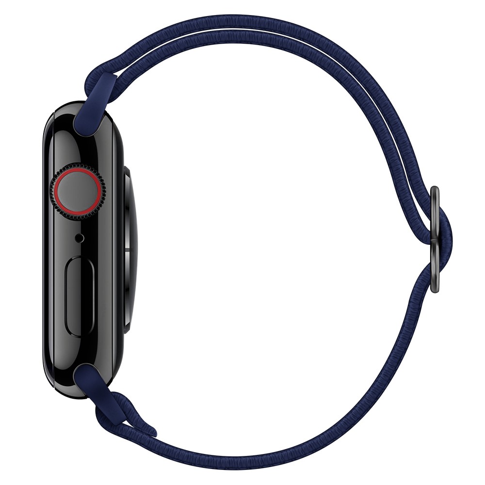  Nylon Armband Justerbart Apple Watch 42/44/45/46/49 mm Mörk Blå