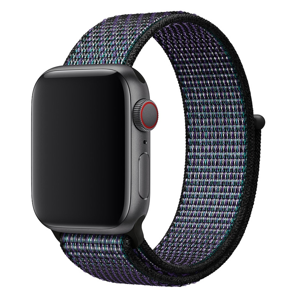 Nylon Armband Med Kardborreband Fäste Apple Watch 42/44/45/46/49 mm