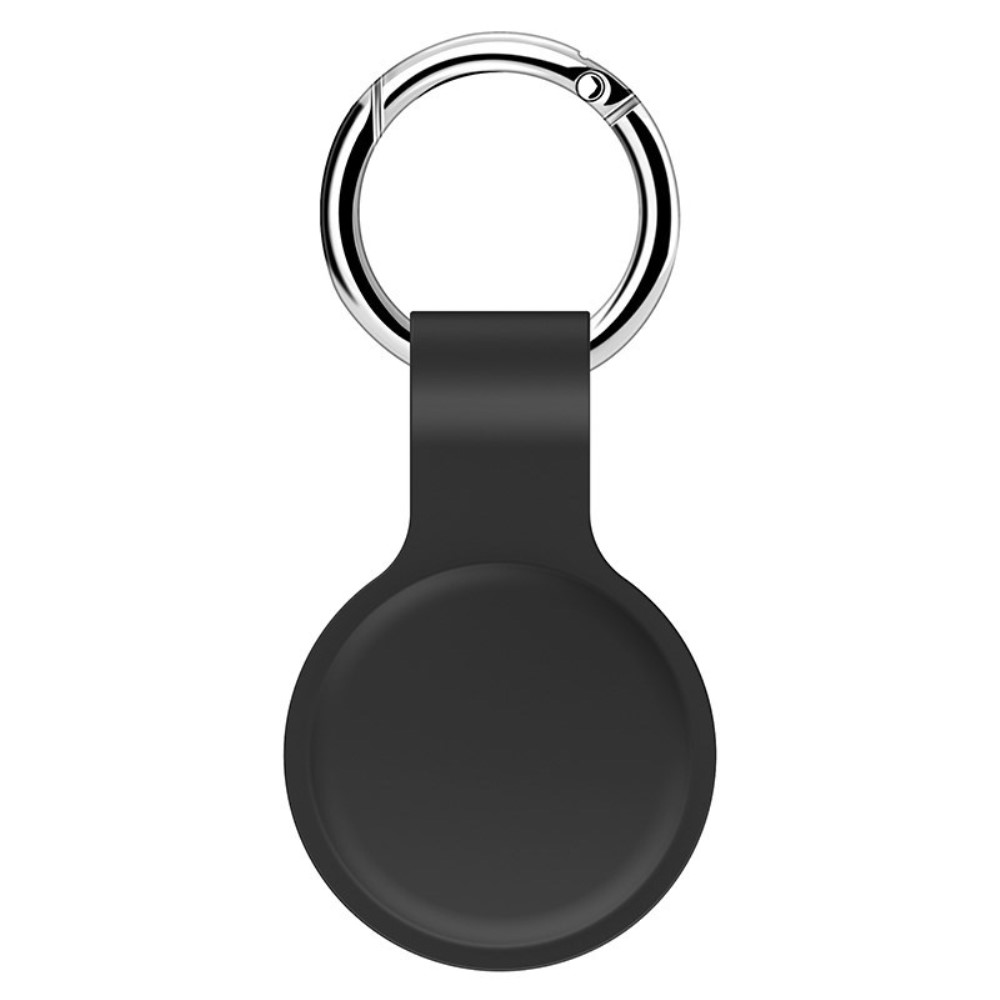  Apple AirTag Hållare Silikon Nyckelring - Mörk Grå