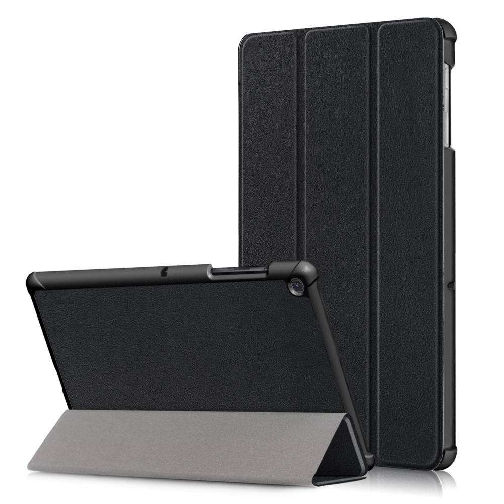  Samsung Galaxy Tab S5e - Tri-Fold Läder Fodral - Svart