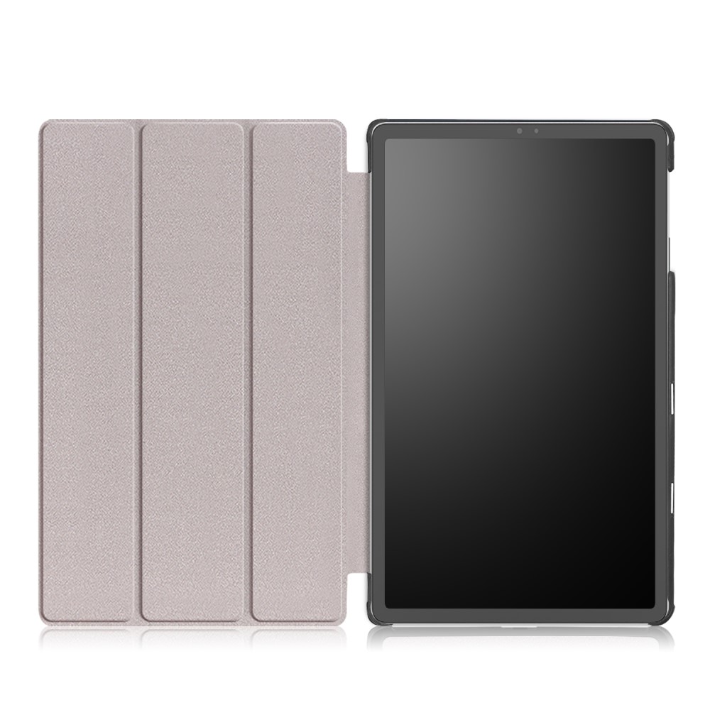  Samsung Galaxy Tab S5e - Tri-Fold Läder Fodral - Svart