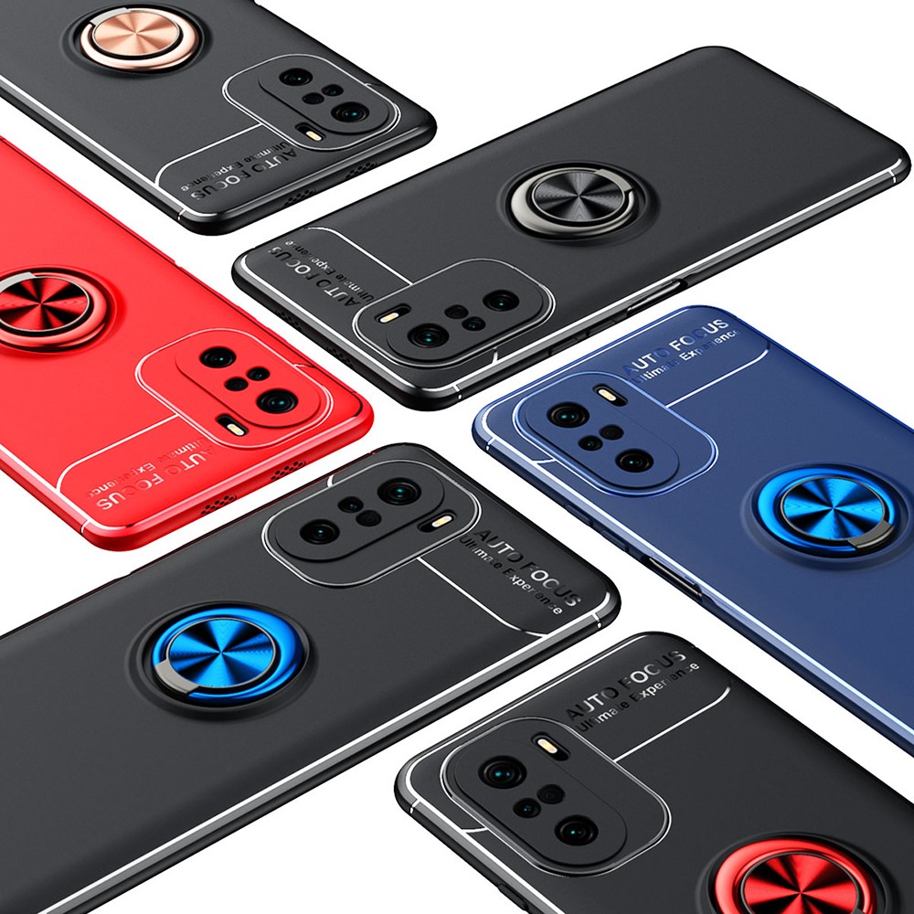  Xiaomi Mi 11i - Ring Skal - Svart/Röd
