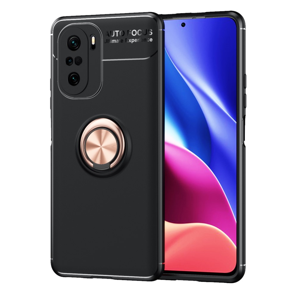  Xiaomi Mi 11i - Ring Skal - Svart/Roséguld