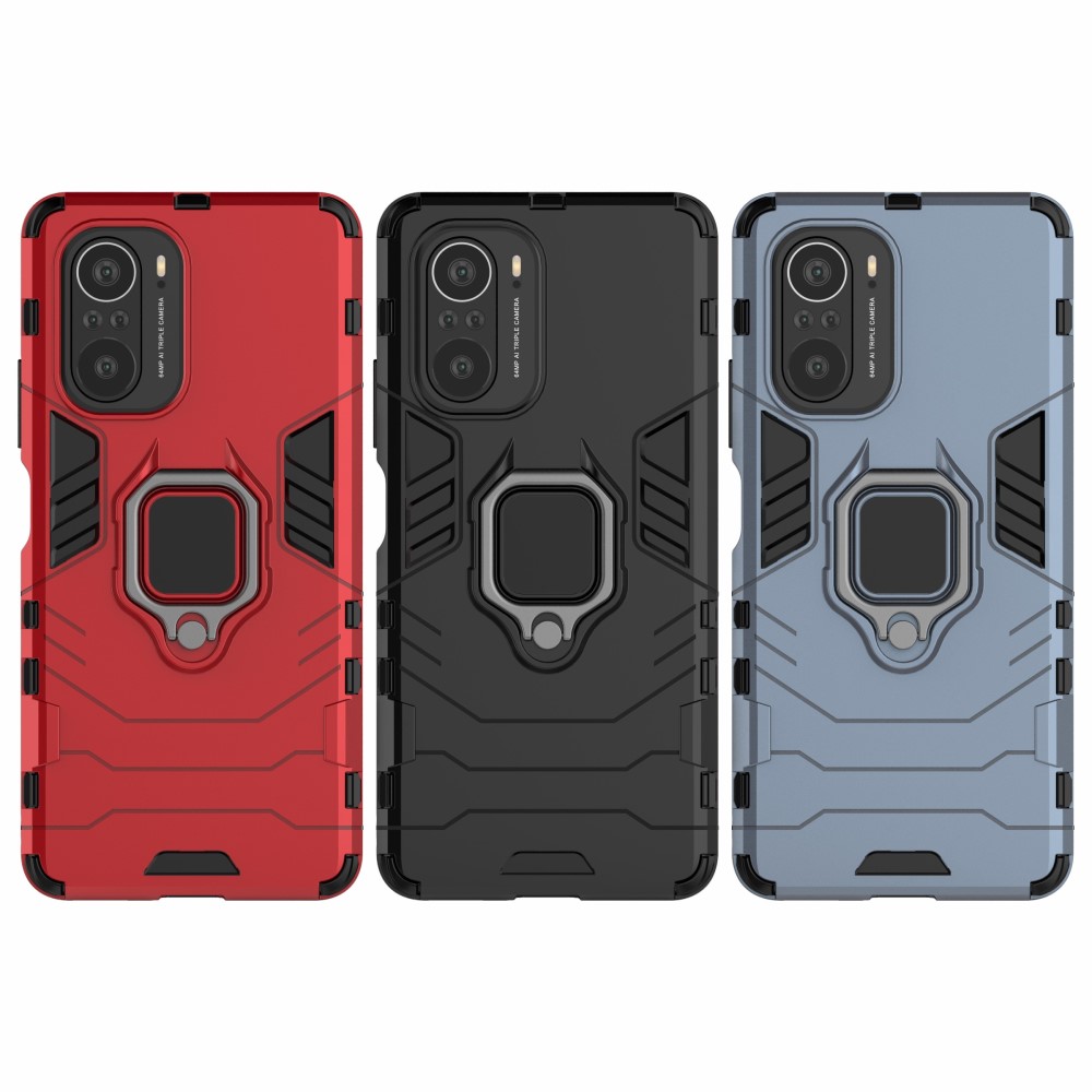  Xiaomi Mi 11i - Hybrid Ring Skal - Röd