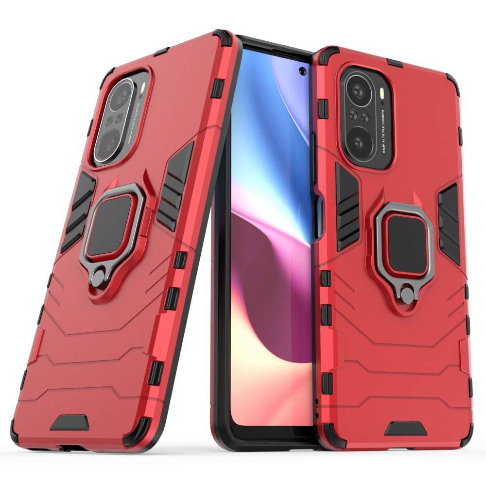  Xiaomi Mi 11i - Hybrid Ring Skal - Röd