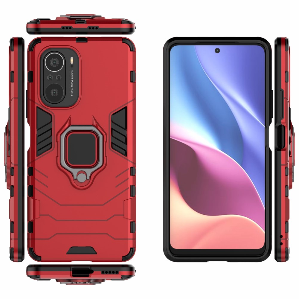  Xiaomi Mi 11i - Hybrid Ring Skal - Röd