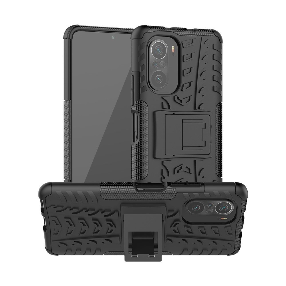  Xiaomi Mi 11i - Ultimata Stöttåliga Skalet med Stöd - Svart
