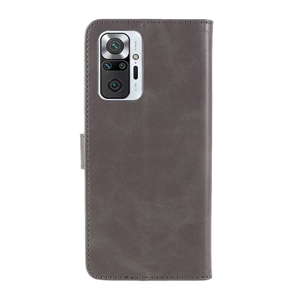 LC.IMEEKE Xiaomi Redmi Note 10 Pro - LC.IMEEKE Läder Fodral - Grå