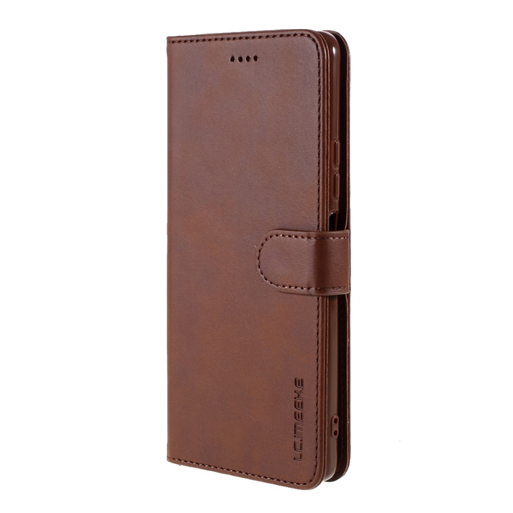 LC.IMEEKE Xiaomi Redmi Note 10 Pro - LC.IMEEKE Läder Fodral - Brun