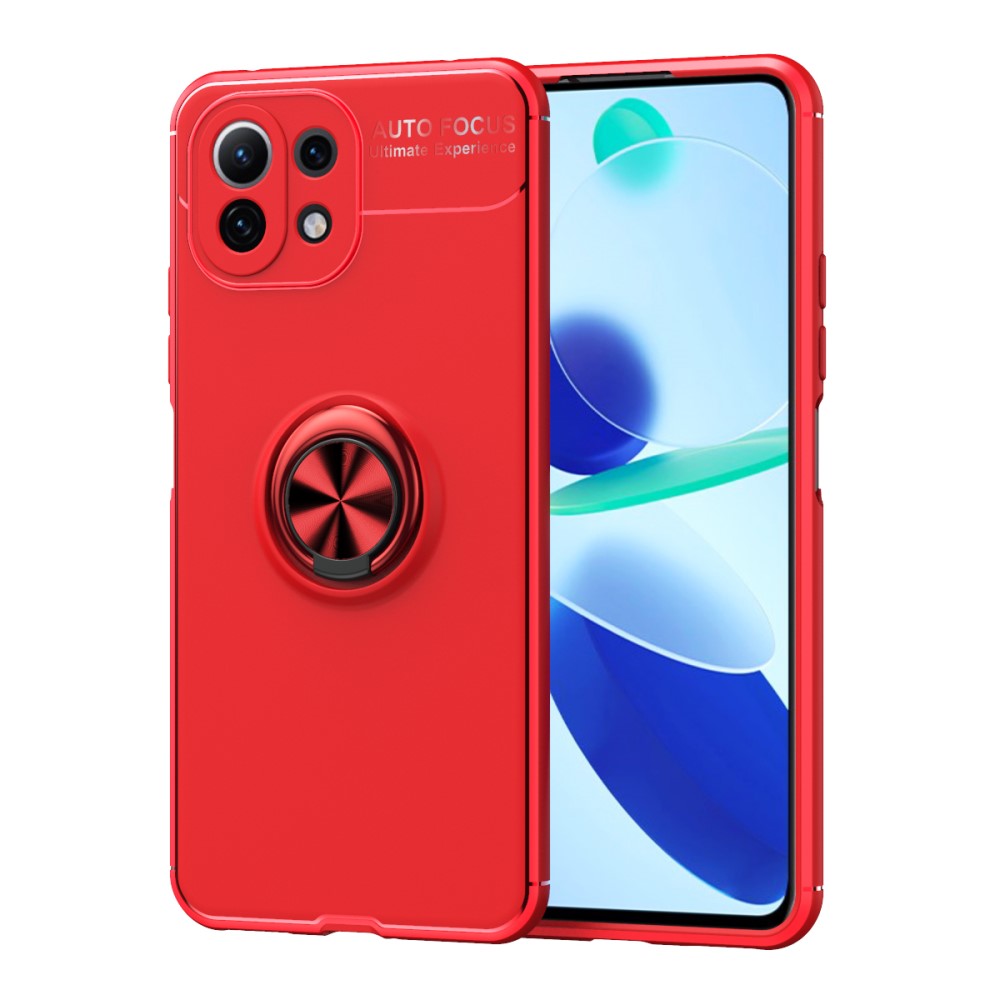  Xiaomi Mi 11 Lite - Ring Skal - Röd