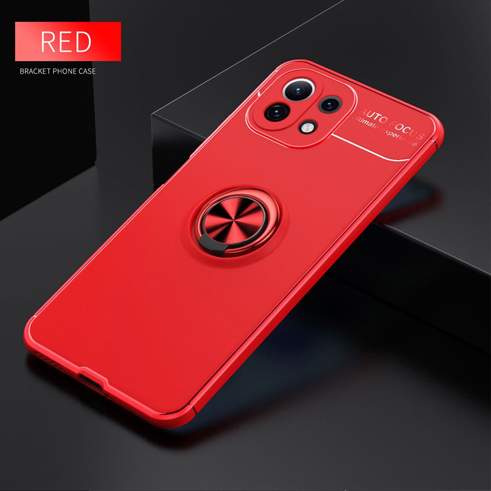 Xiaomi Mi 11 Lite - Ring Skal - Röd