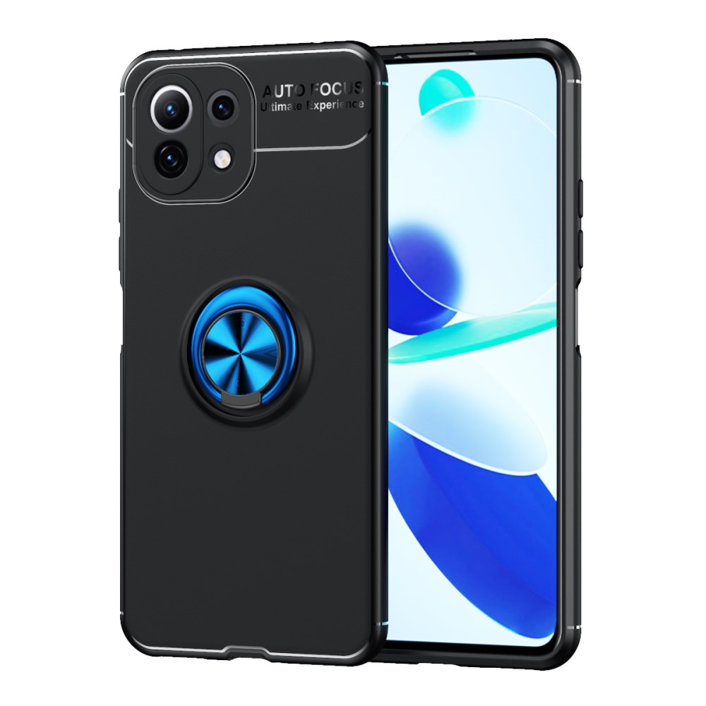  Xiaomi Mi 11 Lite - Ring Skal - Svart/Blå