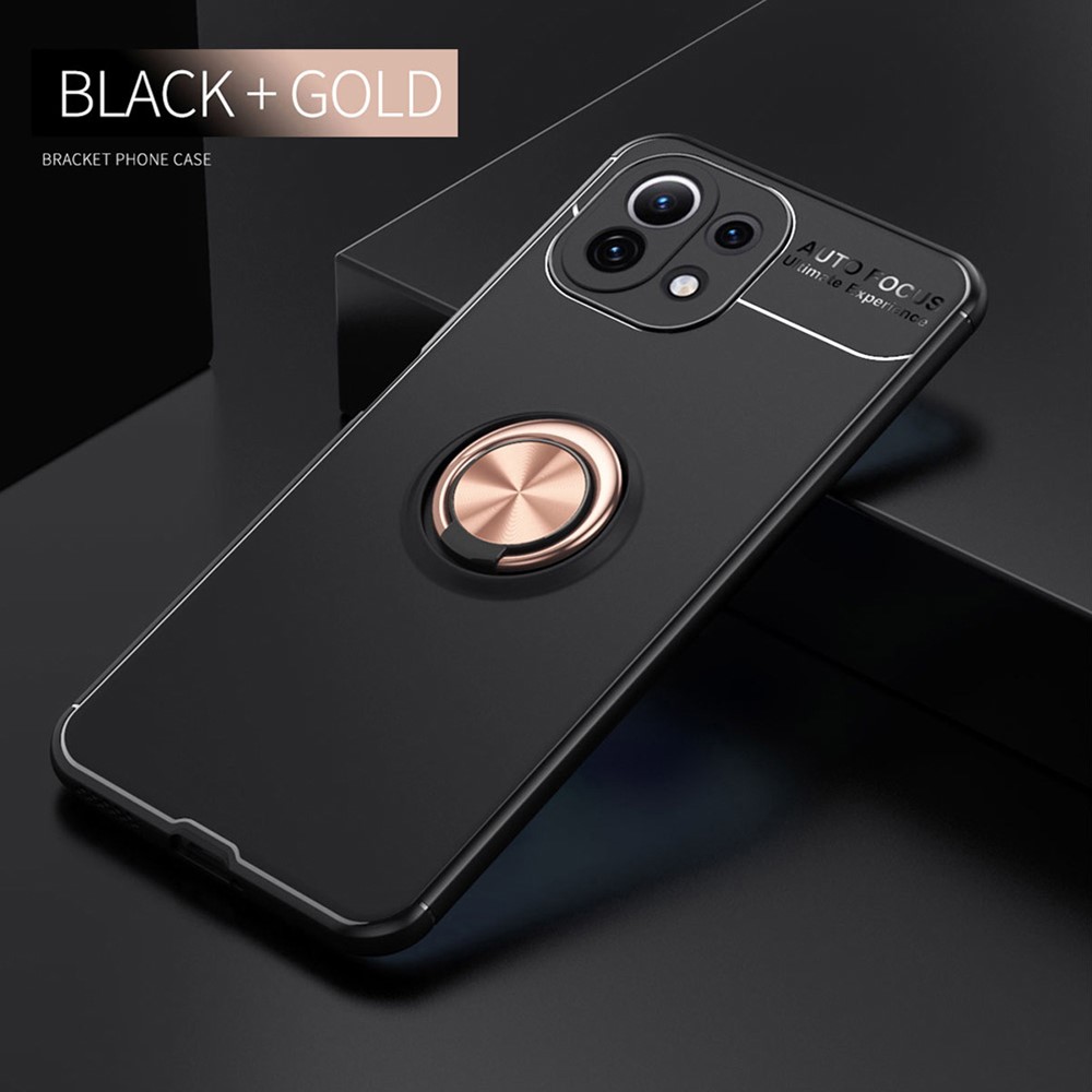  Xiaomi Mi 11 Lite - Ring Skal - Svart/Roséguld