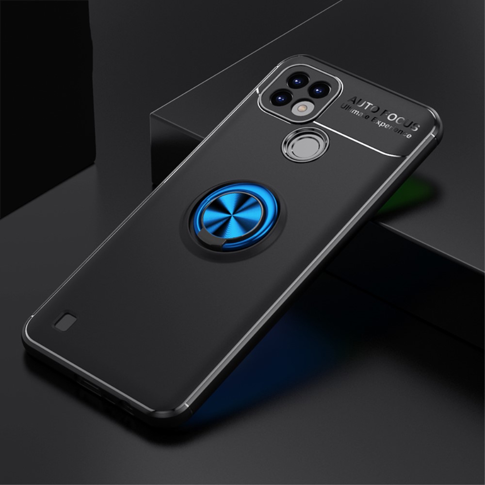  Realme C21 - Ring Skal - Svart/Blå