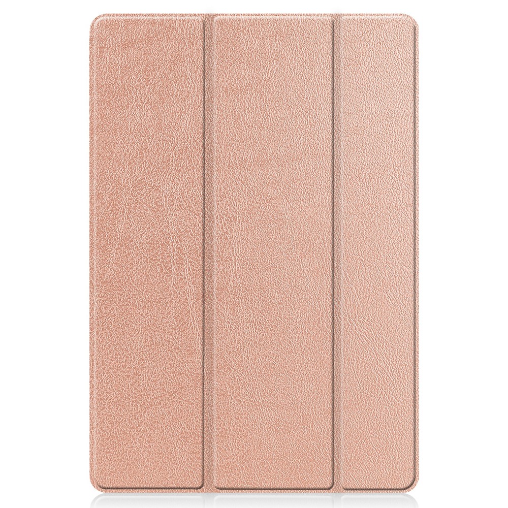  Samsung Galaxy Tab S7 Plus / Tab S8 Plus Tri-Fold Fodral Pennhållare Roséguld