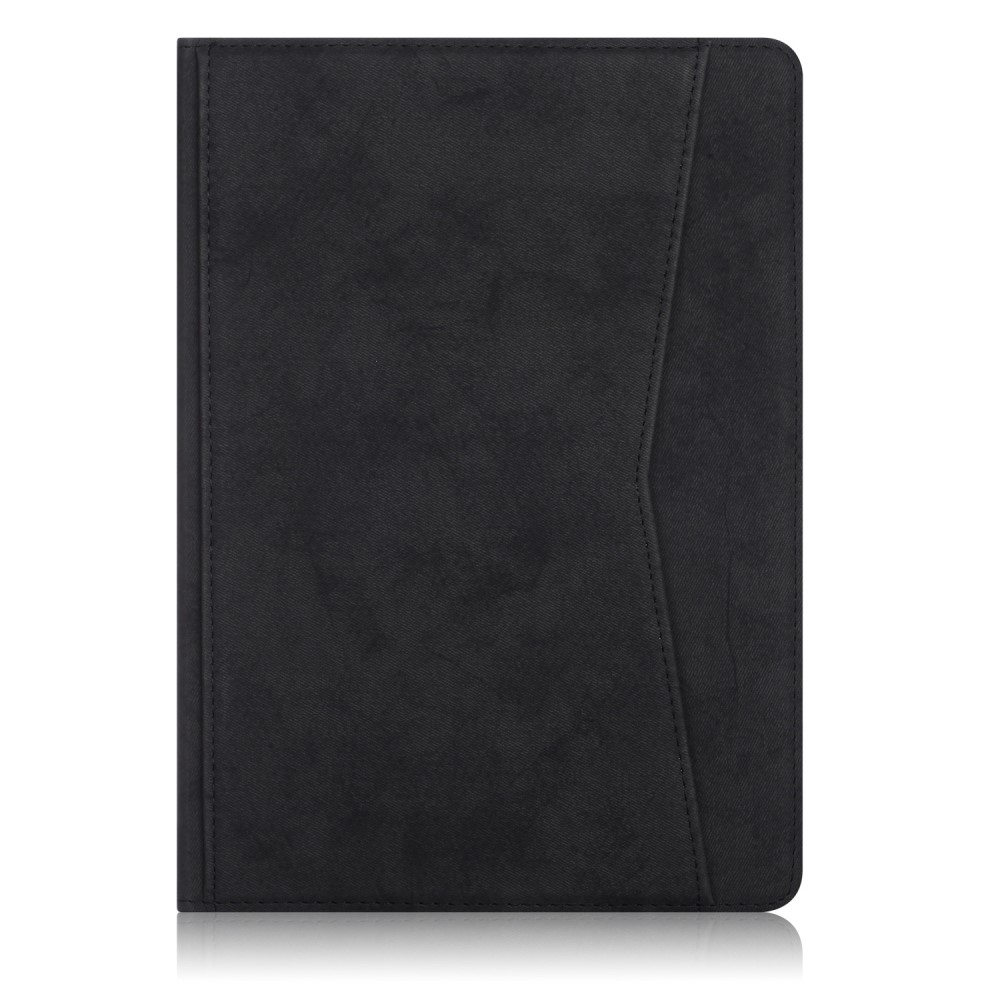  Samsung Galaxy Tab S7 / Tab S8 - Fodral Med Frontficka Och Pennhållare - Svart
