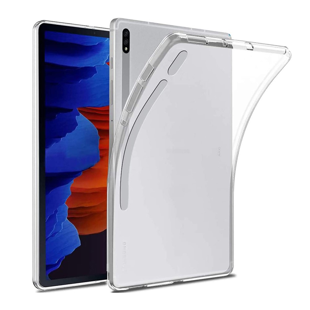  Samsung Galaxy Tab S7 Plus / Tab S8 Plus Transparent TPU Skal