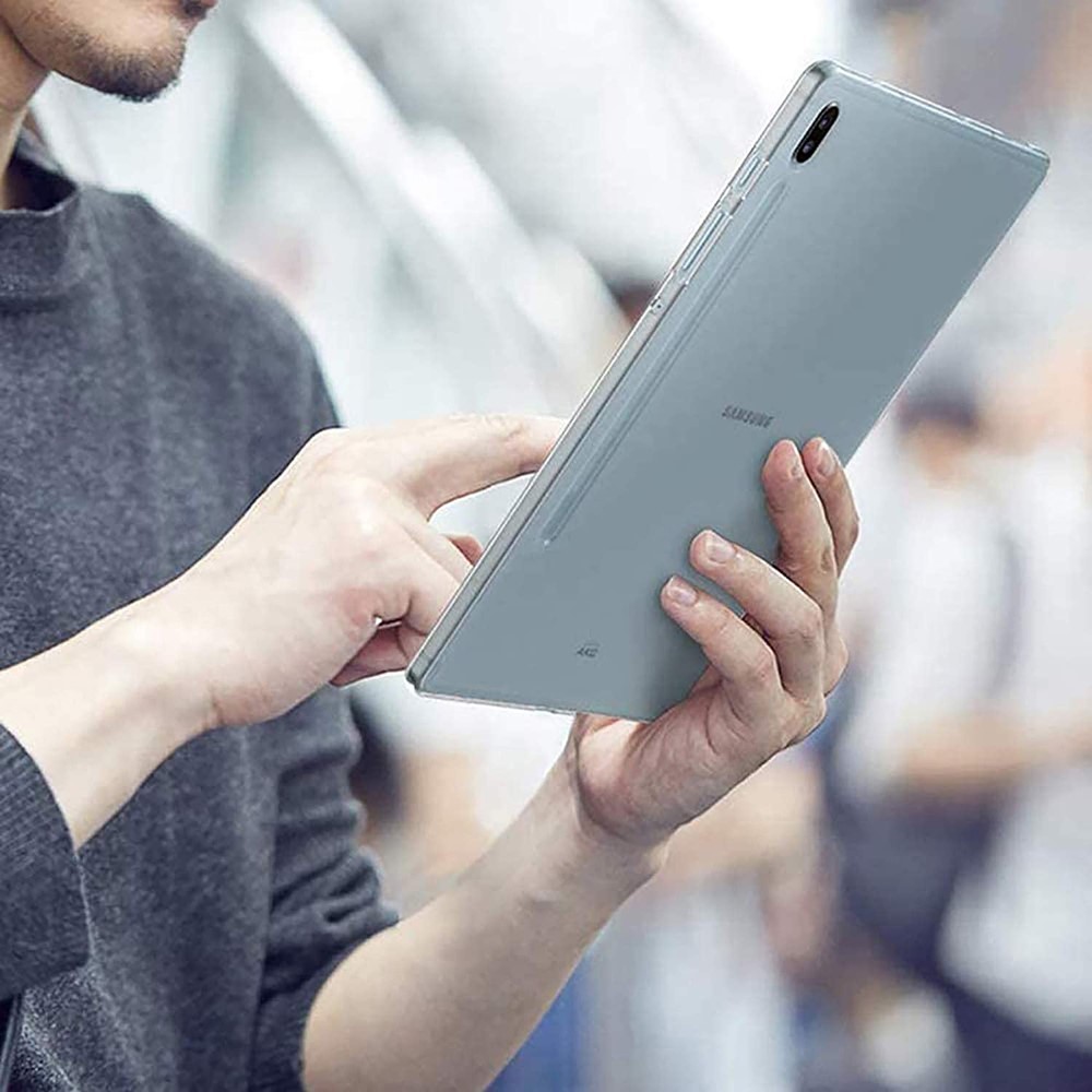  Samsung Galaxy Tab S7 Plus / Tab S8 Plus Transparent TPU Skal