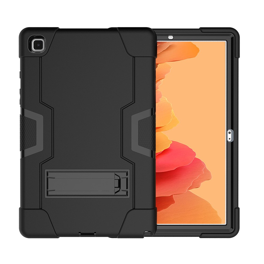  Samsung Galaxy Tab A7 10.4 Skal Shockproof Hybrid Med Kickstand Svart