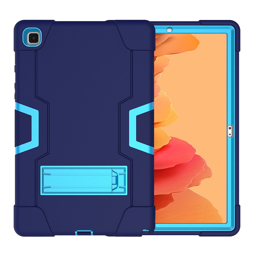  Samsung Galaxy Tab A7 10.4 Skal Shockproof Hybrid Med Kickstand Blå/Ljus Blå