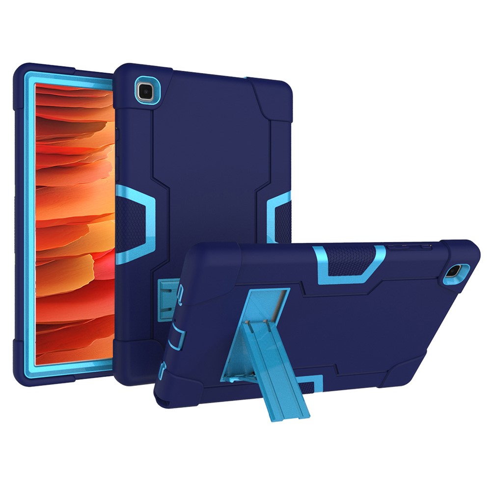  Samsung Galaxy Tab A7 10.4 Skal Shockproof Hybrid Med Kickstand Blå/Ljus Blå