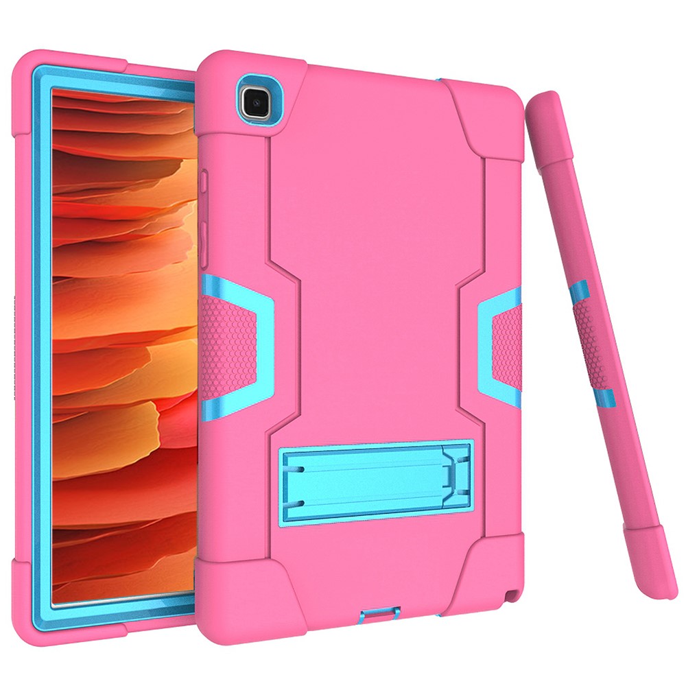  Samsung Galaxy Tab A7 10.4 Skal Shockproof Hybrid Med Kickstand Rosa/Blå
