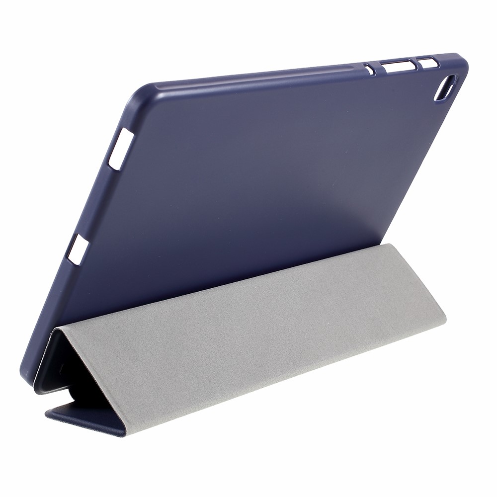AMORUS Samsung Galaxy Tab S6 Lite - AMORUS Tri-Fold Fodral - Mörk Blå
