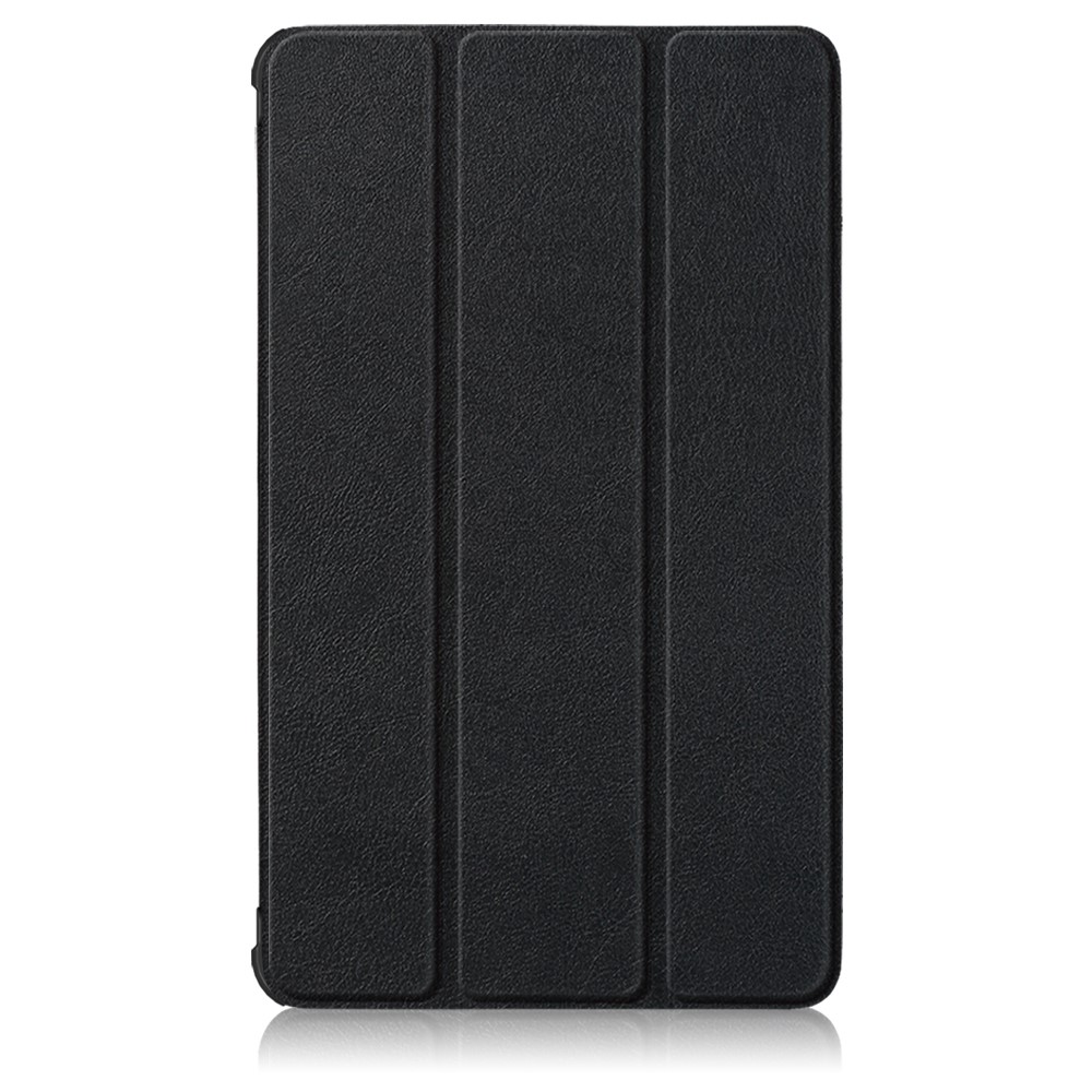  Samsung Galaxy Tab A7 Lite 8.7 - Tri-Fold Läder Fodral - Svart