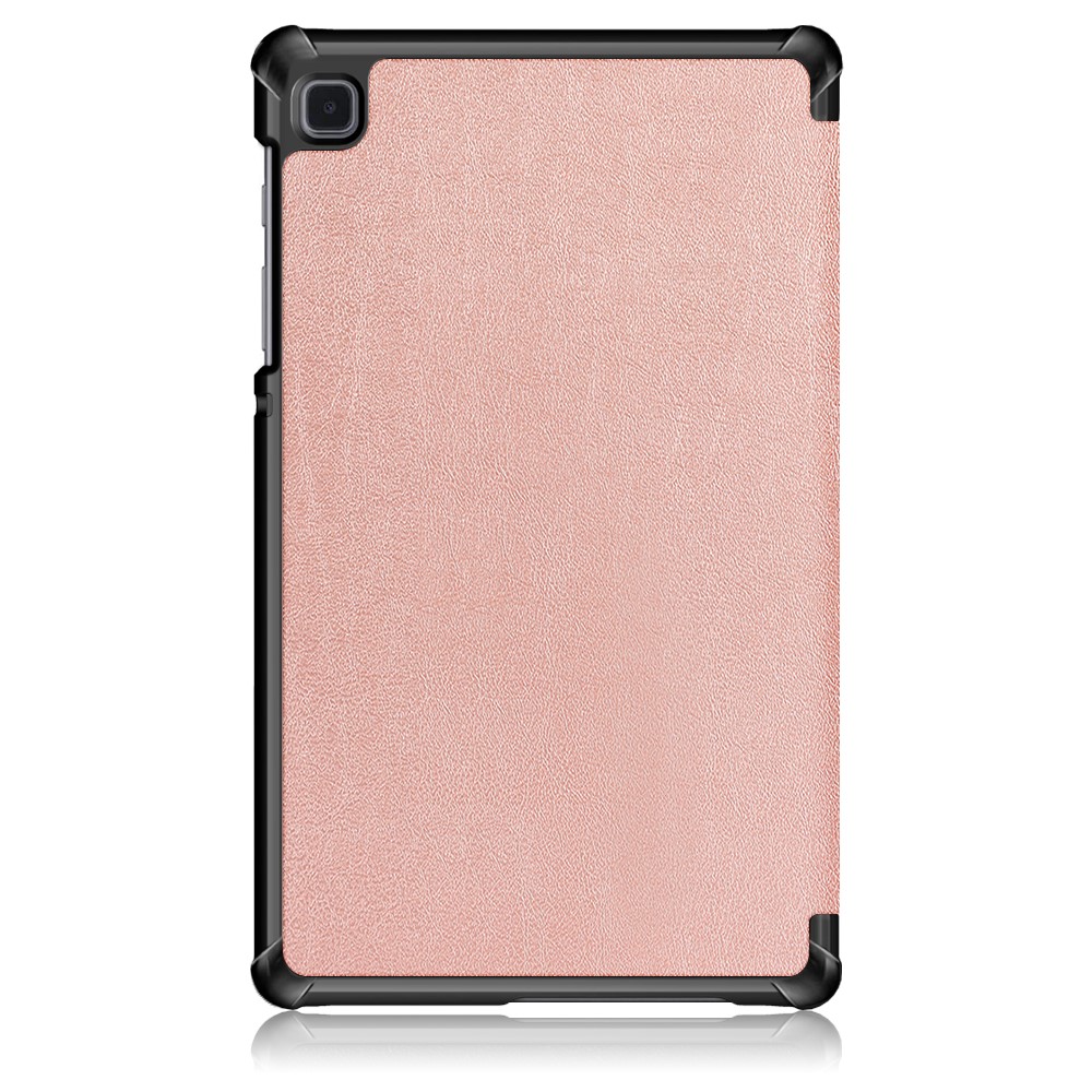  Samsung Galaxy Tab A7 Lite 8.7 - Tri-Fold Läder Fodral - Roséguld