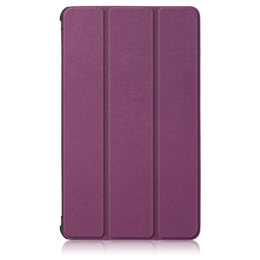  Samsung Galaxy Tab A7 Lite 8.7 - Tri-Fold Läder Fodral - Lila