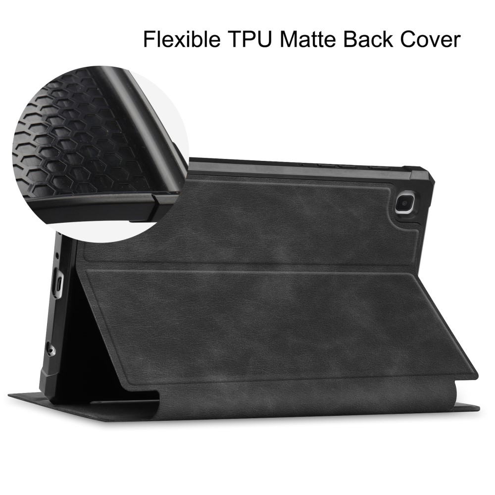  Samsung Galaxy Tab A7 Lite 8.7 - Shockproof Case Stand Fodral - Svart