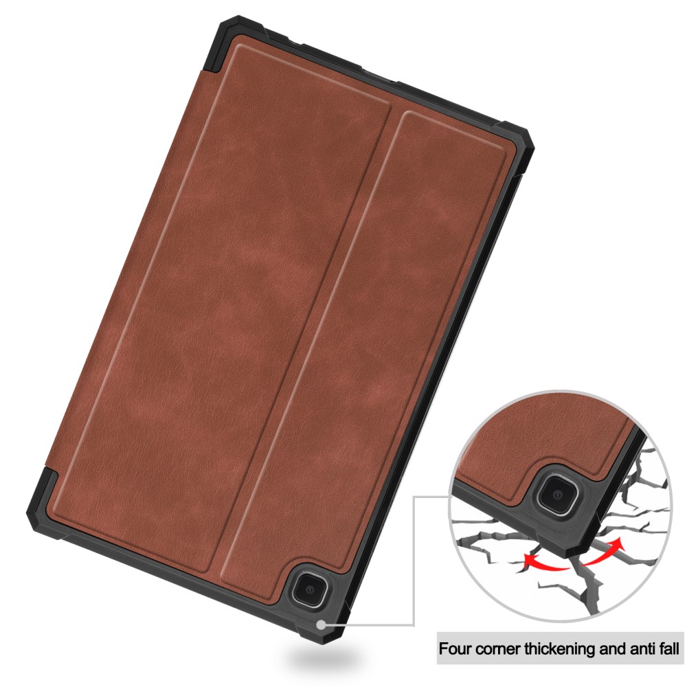  Samsung Galaxy Tab A7 Lite 8.7 - Shockproof Case Stand Fodral - Brun