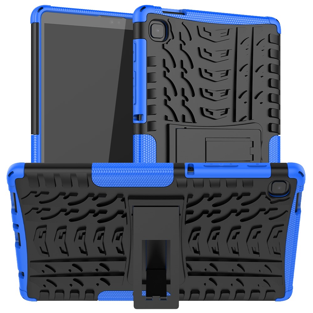  Samsung Galaxy Tab A7 Lite 8.7 - Rugged Kickstand Armor Skal - Blå