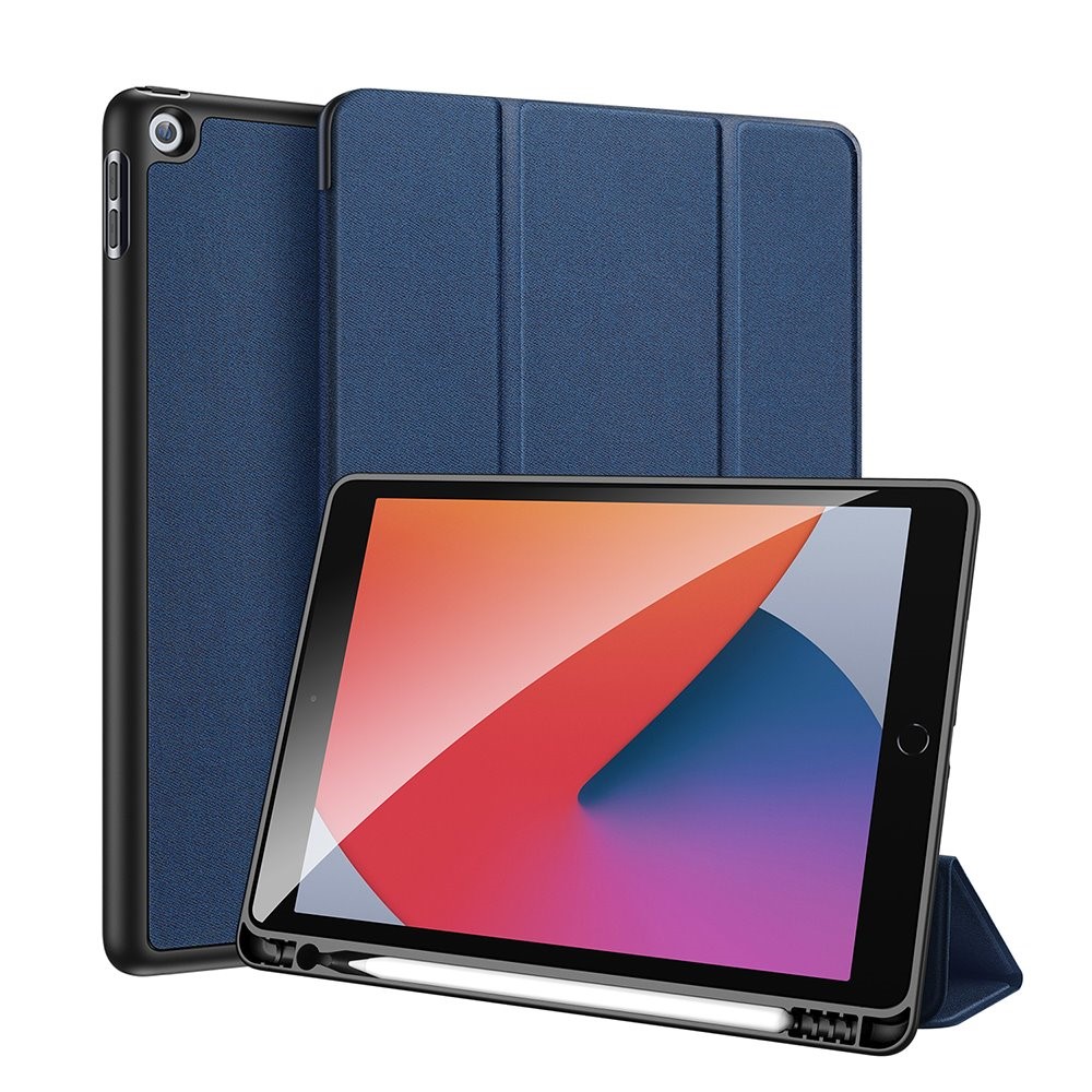 DUX DUCIS DUX DUCIS iPad 10.2 2019/2020/2021 Fodral DOMO Tri-Fold Blå