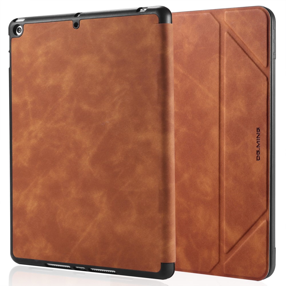 DG.MING DG.MING iPad 10.2 2019/2020/2021 Fodral See Med Pennhållare Brun