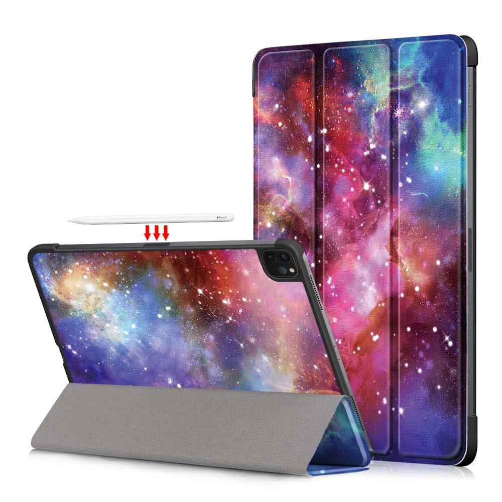  iPad Air 2026-2020 / Pro 11 Tri-Fold Fodral Pennhållare