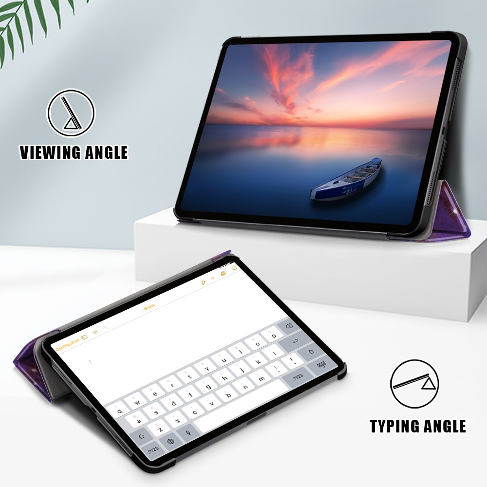  iPad Air 2026-2020 / Pro 11 Tri-Fold Fodral Pennhållare