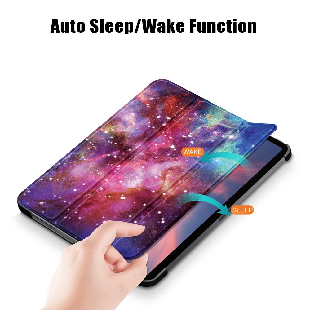  iPad Air 2026-2020 / Pro 11 Tri-Fold Fodral Pennhållare