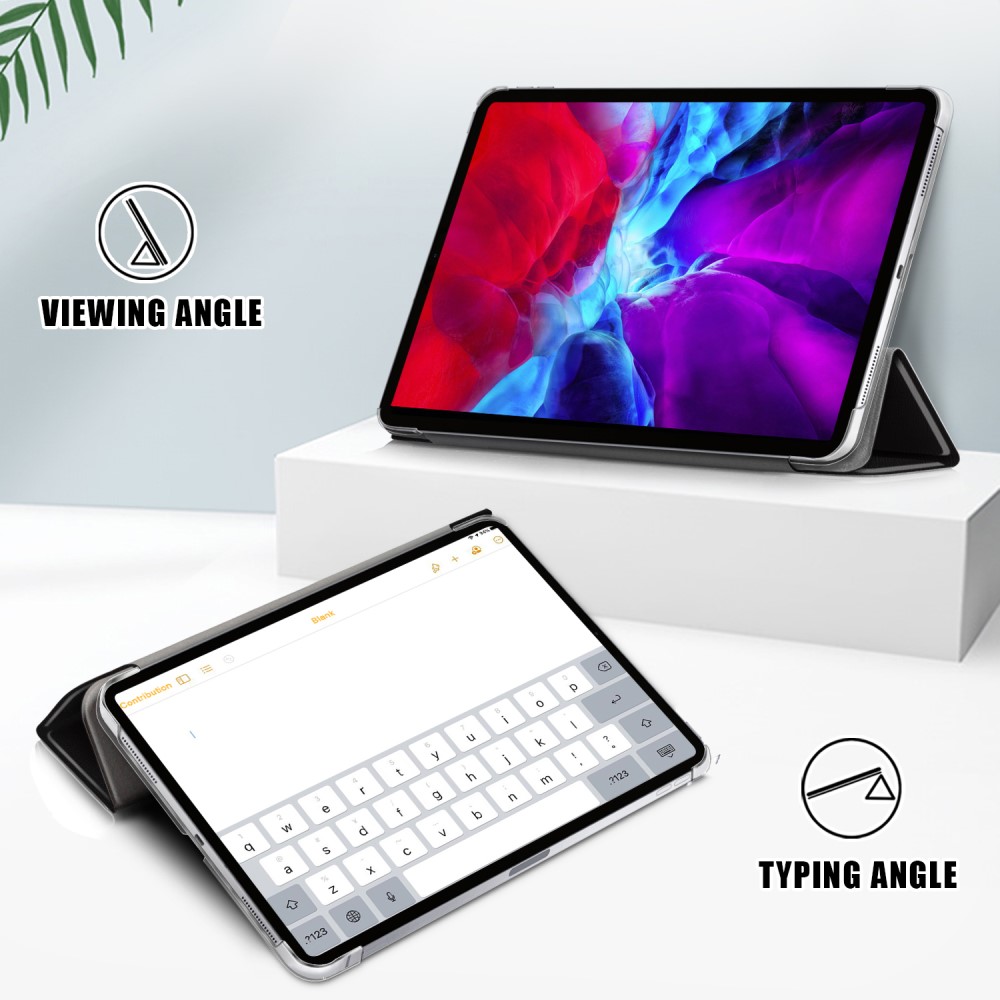  iPad Pro 12.9 (2018/2020/2021) - Tri-Fold Läder Fodral - Dont Touch Me