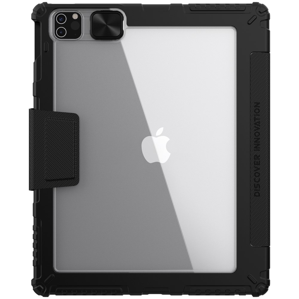 NILLKIN iPad Pro 12.9 (2020/2021) - NILLKIN CamShield Shockproof Tri-Fold Fodral - Svart