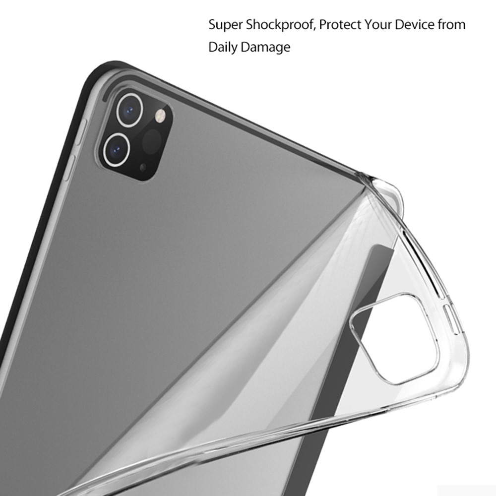  iPad Pro 11 (2021) - Tri-Fold Läder Fodral - Svart
