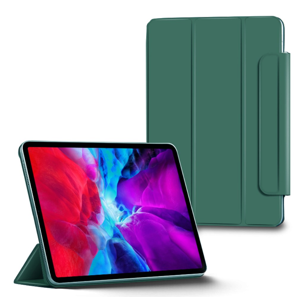  iPad Pro 12.9 (2018/2020/2021) - Solid Tri-Fold Fodral - Grön