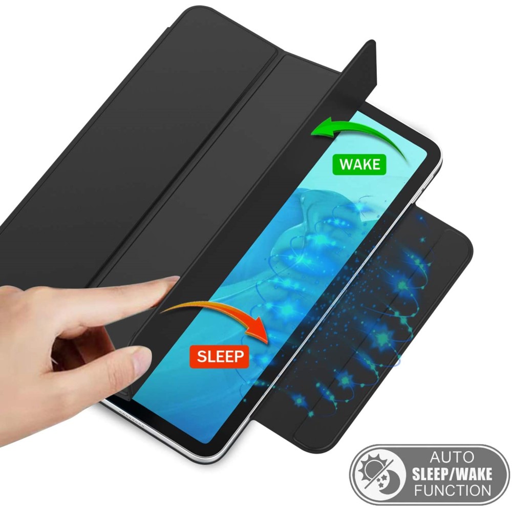 iPad Pro 11 (2021) - 2in1 Magnet Tri-Fold Fodral - Svart