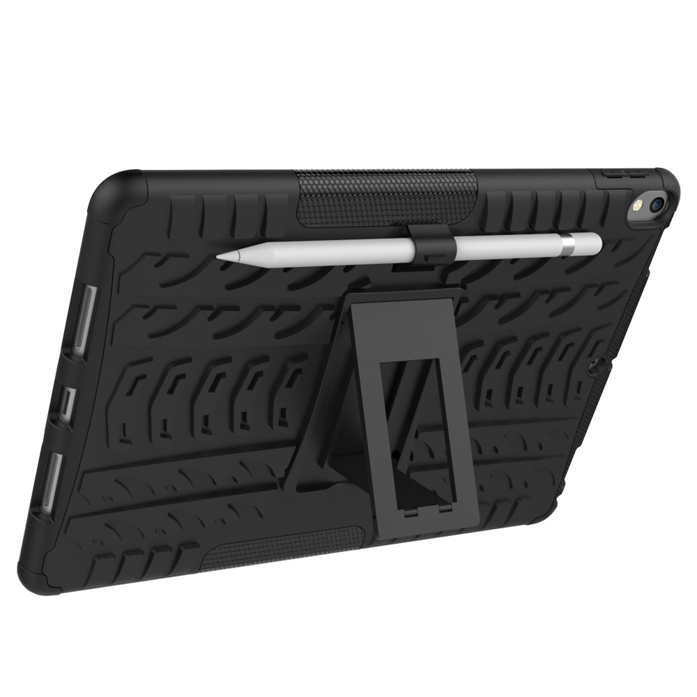  iPad Air 10.5 (2019) / Pro 10.5 (2017) - Rugged Kickstand Armor Skal - Svart