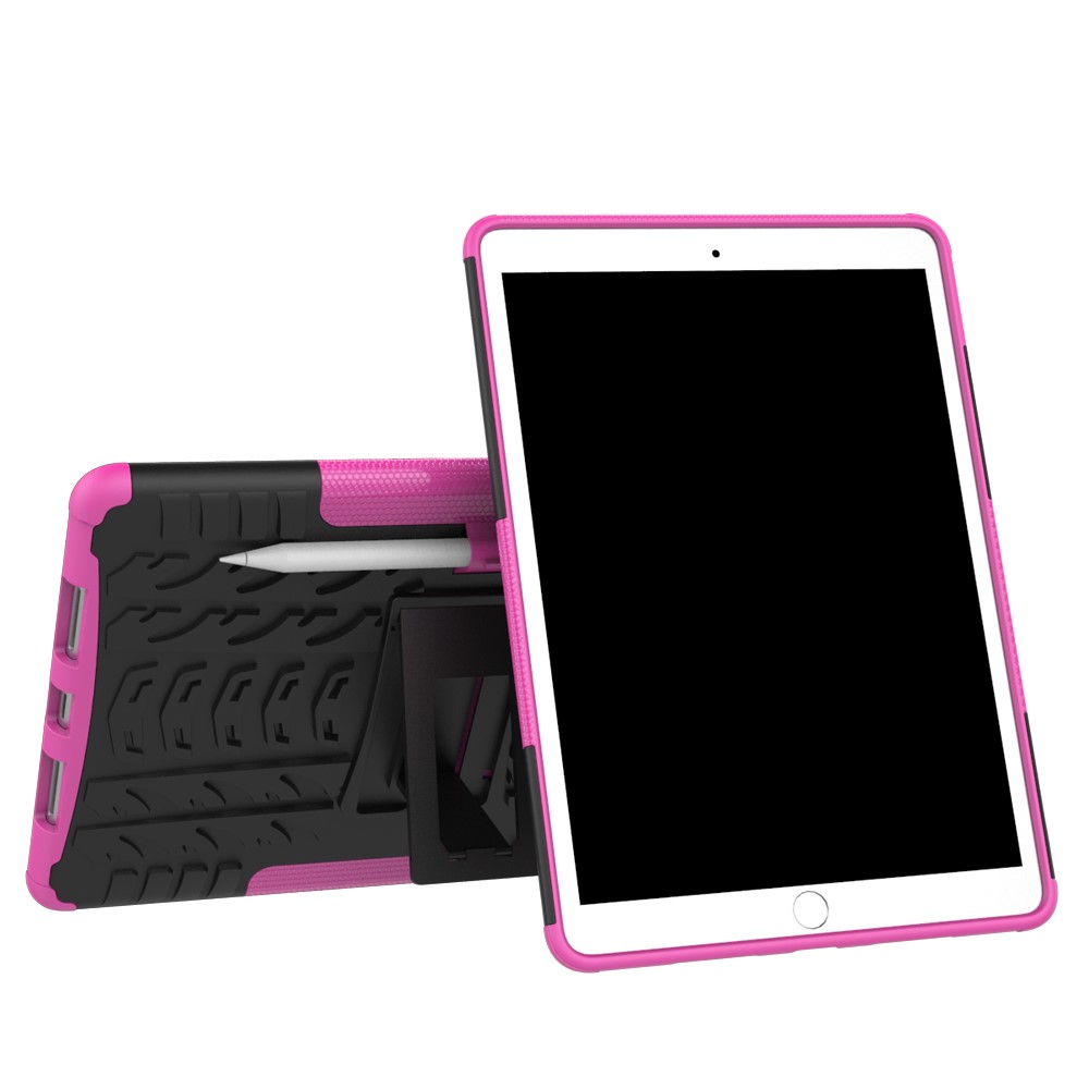  iPad Air 10.5 (2019) / Pro 10.5 (2017) - Rugged Kickstand Armor Skal - Rosa